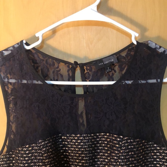 The Limited Black with Gold Dress Size 2 - Picture 3 of 3